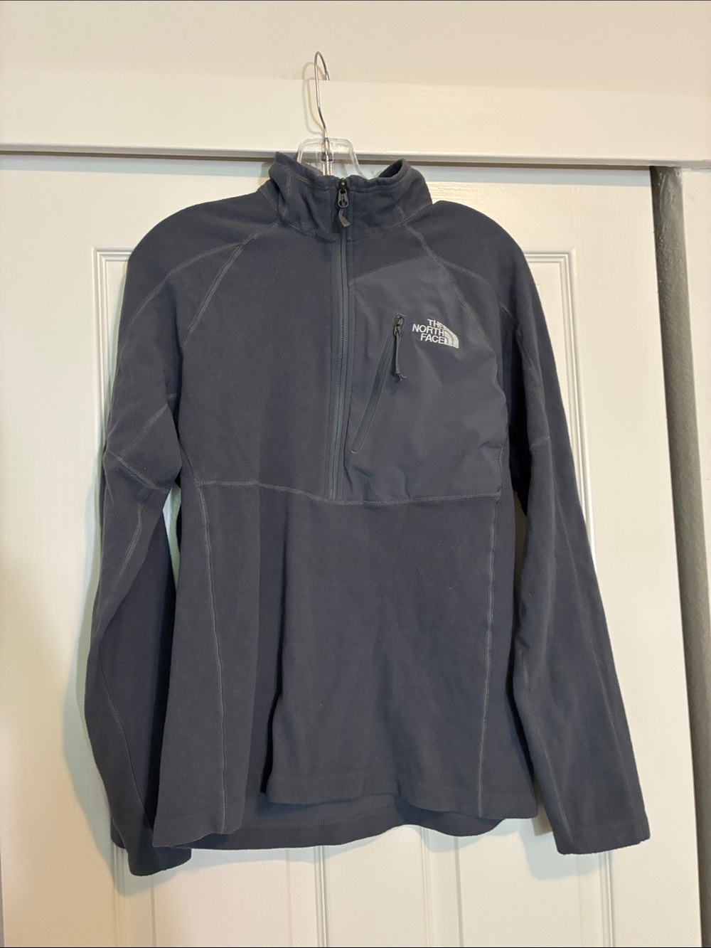 The North Face Gray Half-Zip Fleece Pullover